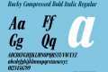 Rocky Compressed Bold Italic