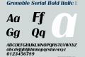 Grenoble Serial Bold Italic