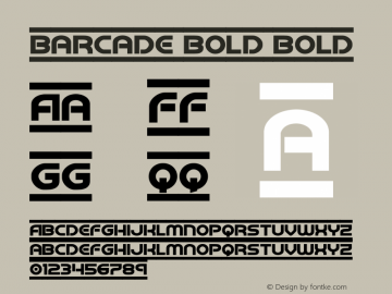 Barcade Bold