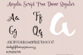 Angelia Script Free Demo