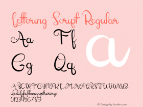 Lettering Script