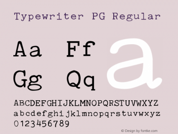 Typewriter PG
