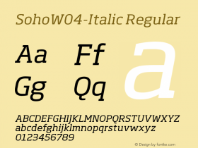 SohoW04-Italic