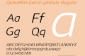 QuboW03-ExtraLightItalic