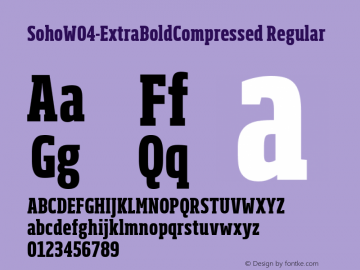 SohoW04-ExtraBoldCompressed