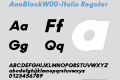 AnoBlackW00-Italic