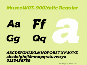 MuseoW03-900Italic