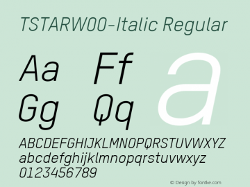 TSTARW00-Italic