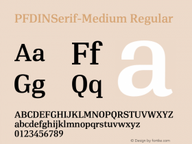 PFDINSerif-Medium