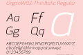 OrgonW03-ThinItalic