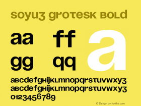 Soyuz Grotesk