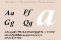 Hermann-HeavyItalic