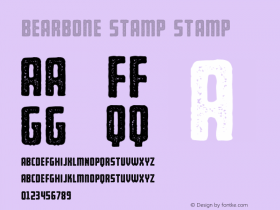 Bearbone Stamp