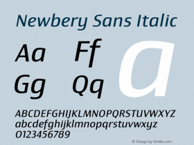 Newbery Sans