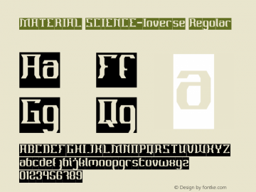 MATERIAL SCIENCE-Inverse