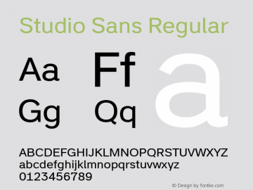 Studio Sans