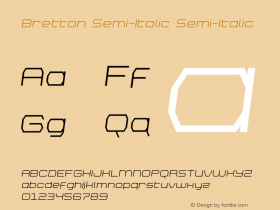 Bretton Semi-Italic