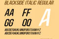 Blackside Italic