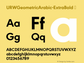 URWGeometricArabic-ExtraBold