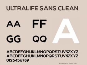 Ultralife Sans