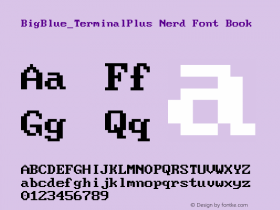 BigBlue_TerminalPlus Nerd Font