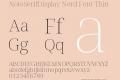 NotoSerifDisplay Nerd Font