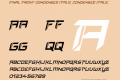 Final Front Condensed Italic