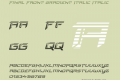 Final Front Gradient Italic