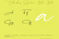 Dhanikans Signature Italic