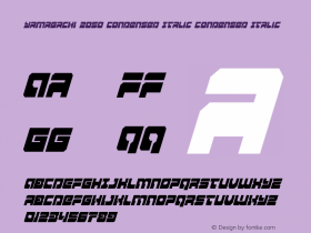 Yamagachi 2050 Condensed Italic