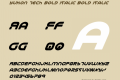 Yukon Tech Bold Italic