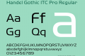 Handel Gothic ITC Pro