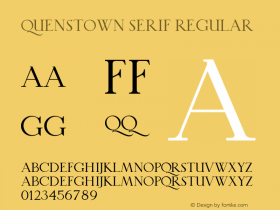 QUENSTOWN SERIF