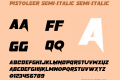 Pistoleer Semi-Italic