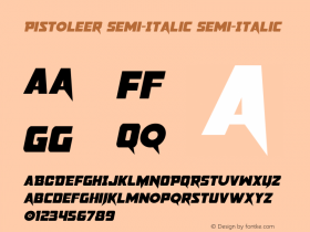 Pistoleer Semi-Italic
