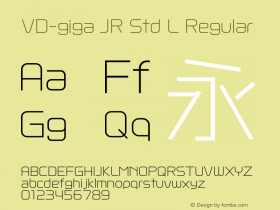 VDL Typeface Fonts Download,視覚デザイン研究所 Typeface Fonts