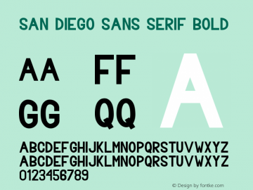 San Diego Sans Serif