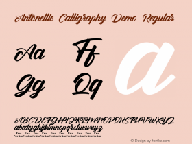 Antonellie Calligraphy Demo