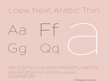 Loew Next Arabic