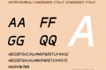 Inter-Bureau Condensed Italic