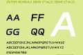 Inter-Bureau Semi-Italic