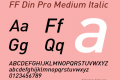 FF Din Pro Medium