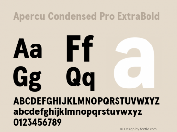 Apercu Condensed Pro