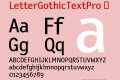 LetterGothicTextPro