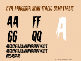 Eva Fangoria Semi-Italic