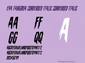 Eva Fangoria Condensed Italic