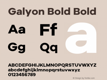 Galyon Bold