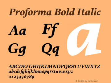 Proforma Bold