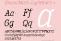 EnagolMath-LightItalic