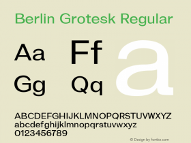 Berlin Grotesk